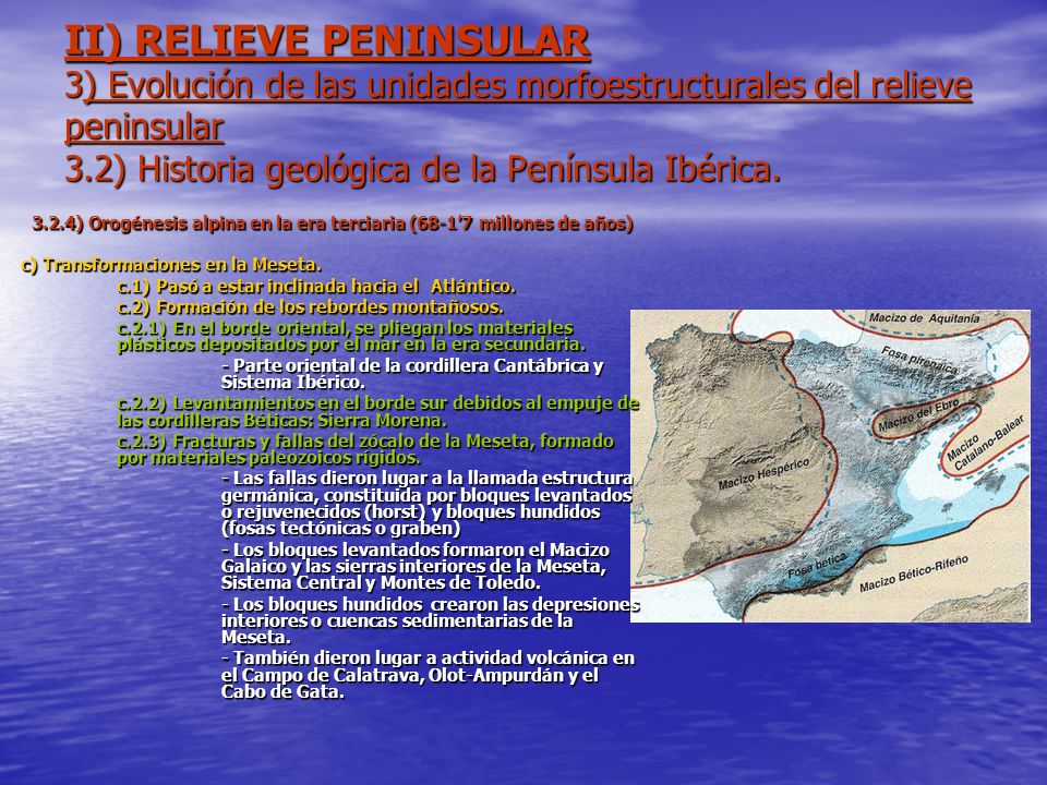 3.2.4) Orogénesis alpina en la era terciaria (68-1’7 millones de años)