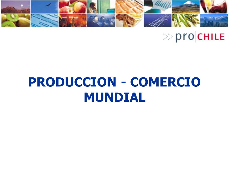 PRODUCCION - COMERCIO MUNDIAL