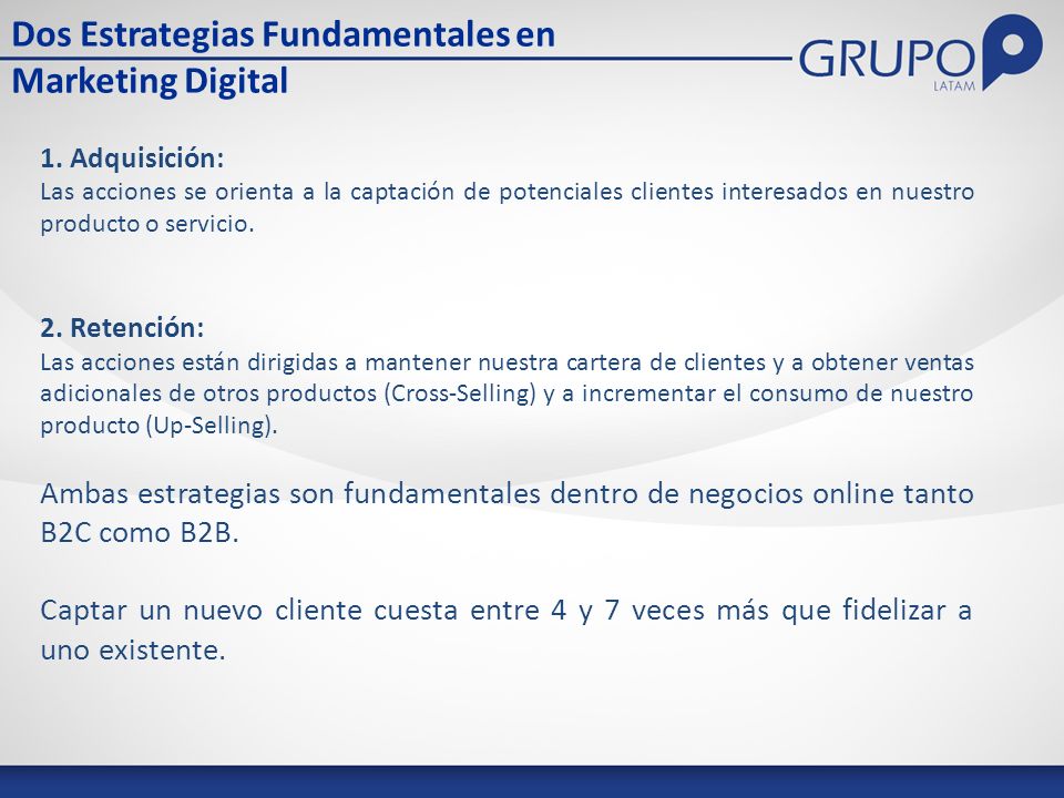 Dos Estrategias Fundamentales en Marketing Digital