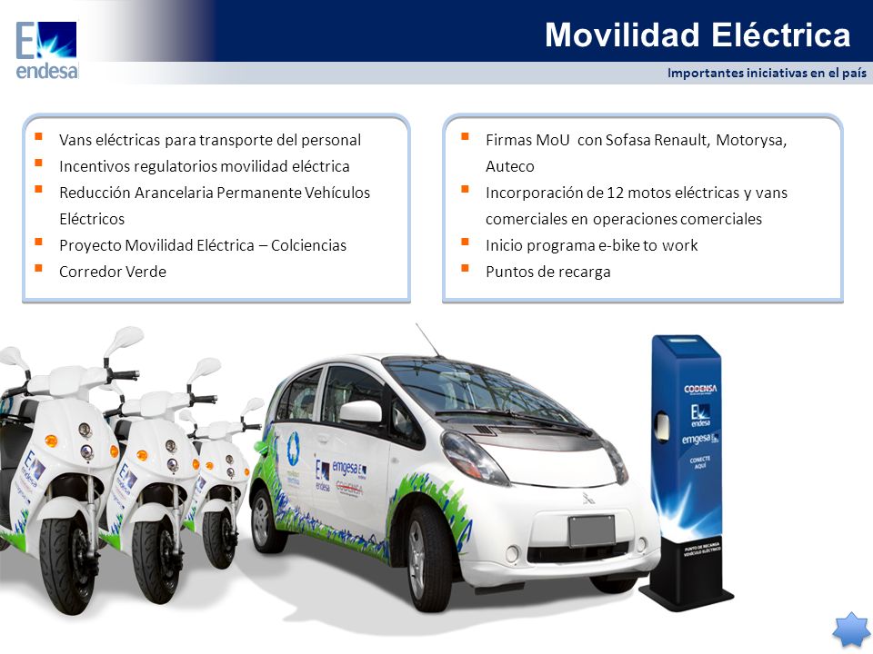 Movilidad Eléctrica Vans eléctricas para transporte del personal