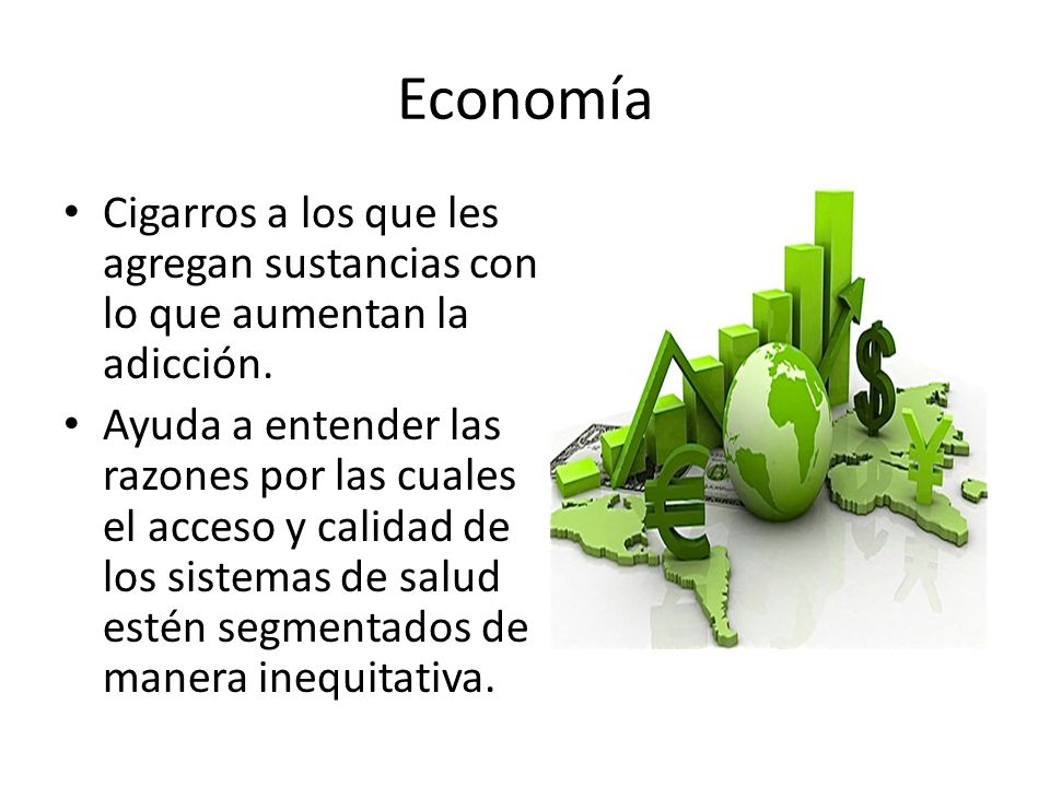 Economía Cigarros a los que les agregan sustancias con lo que aumentan la adicción.