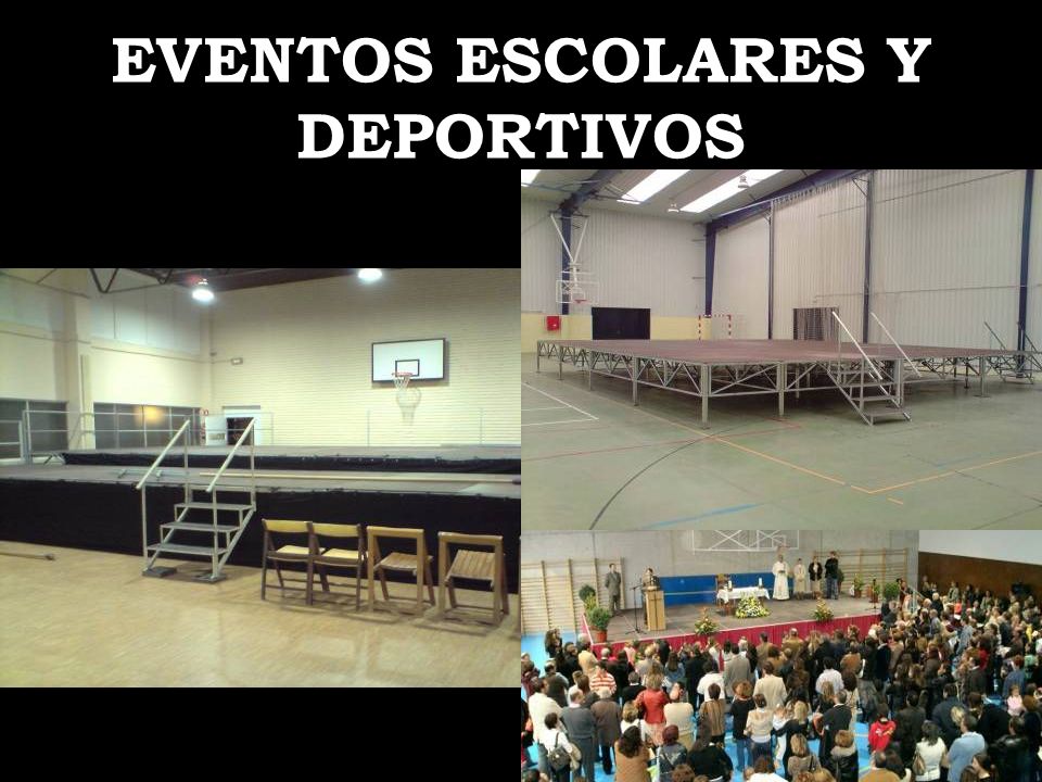 EVENTOS ESCOLARES Y DEPORTIVOS