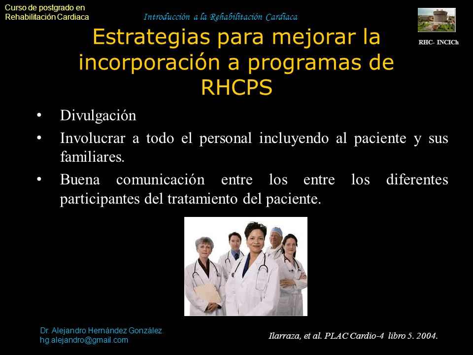 Estrategias para mejorar la incorporación a programas de RHCPS