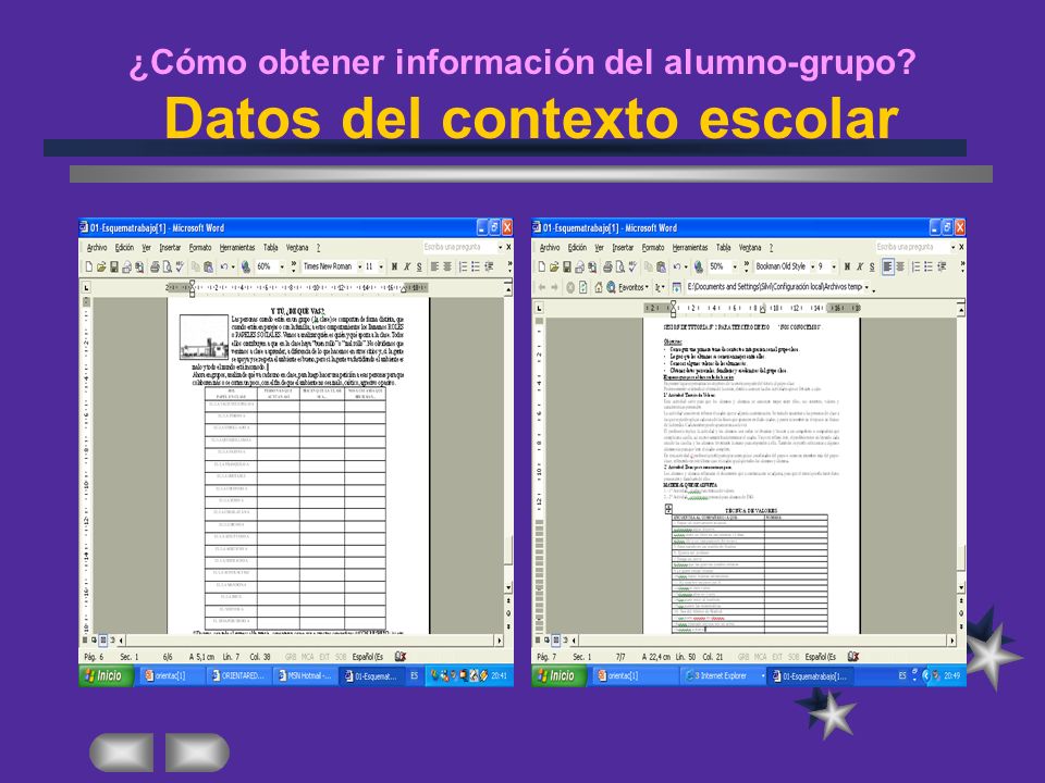 ¿Cómo obtener información del alumno-grupo Datos del contexto escolar