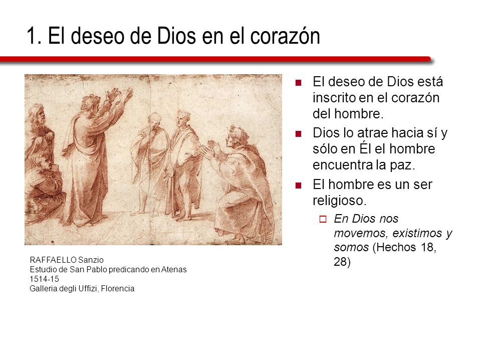 1. El deseo de Dios en el corazón