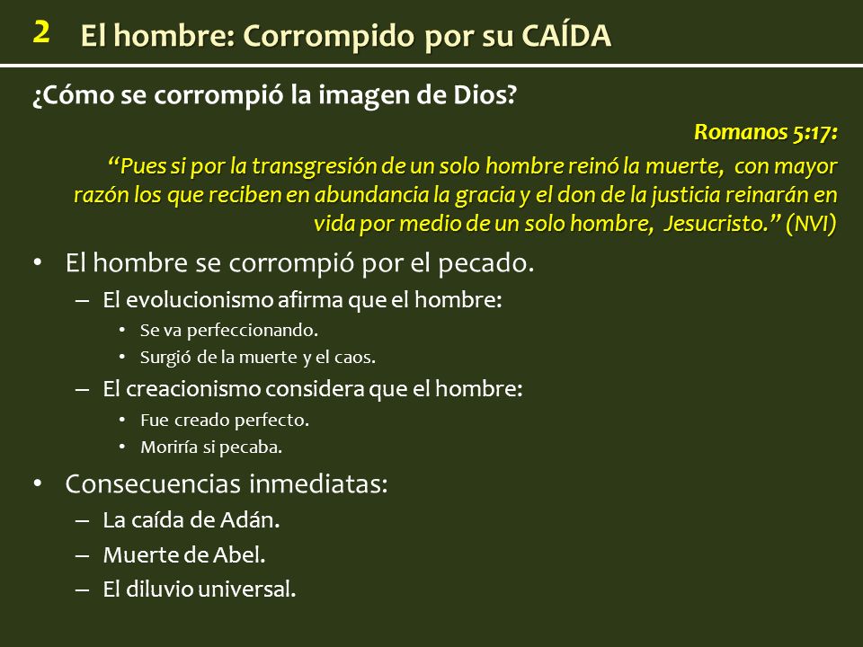 ¿Cómo se corrompió la imagen de Dios