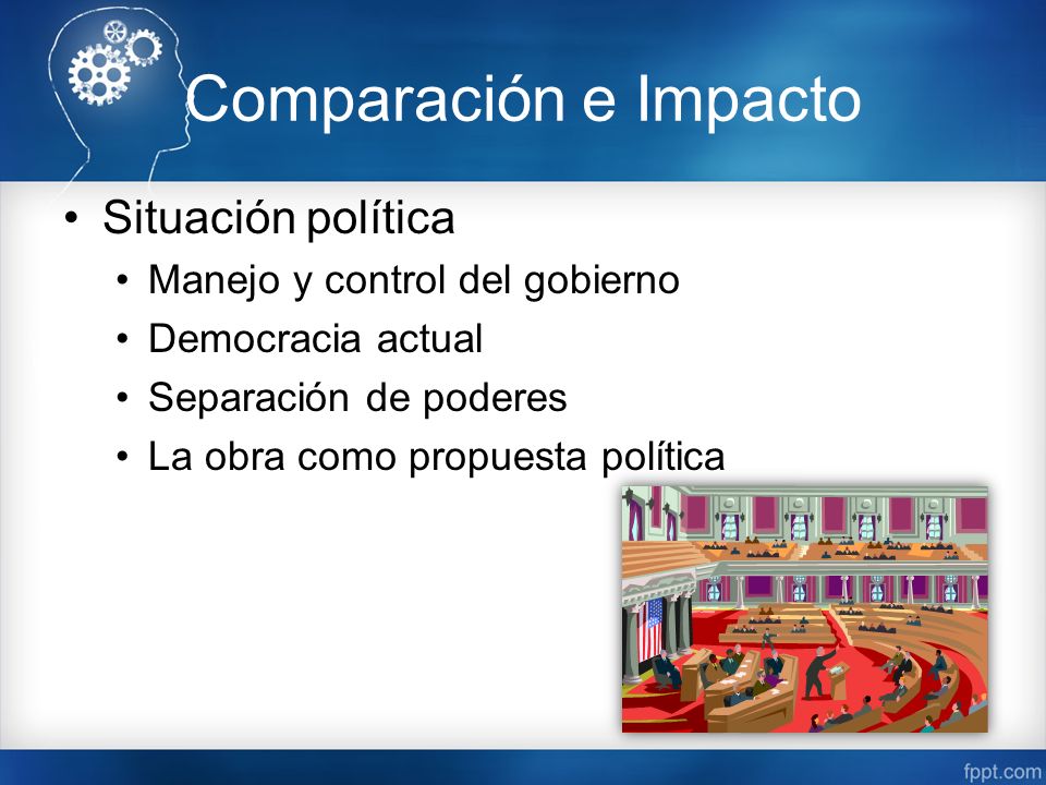 Comparación e Impacto Situación política Manejo y control del gobierno