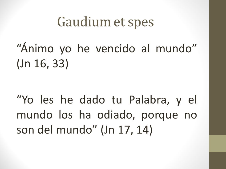 Gaudium et spes “Los gozos y las esperanzas, las tristezas y angustias de  los hombres de nuestro tiempo sobre todo de los pobres y de cuantos sufren  son. - ppt video online