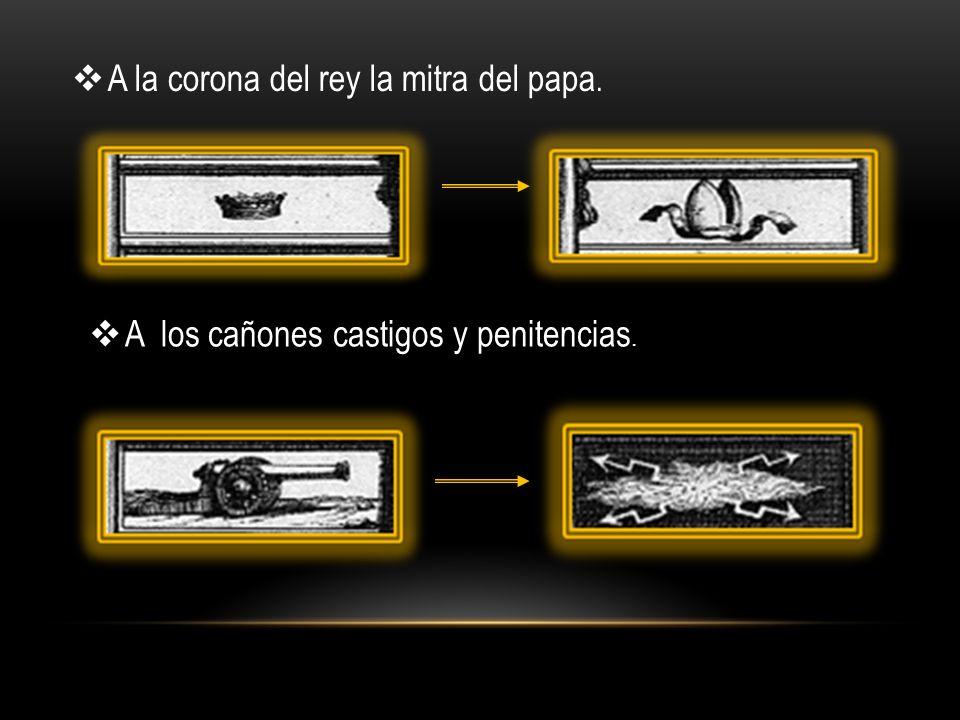 A la corona del rey la mitra del papa.