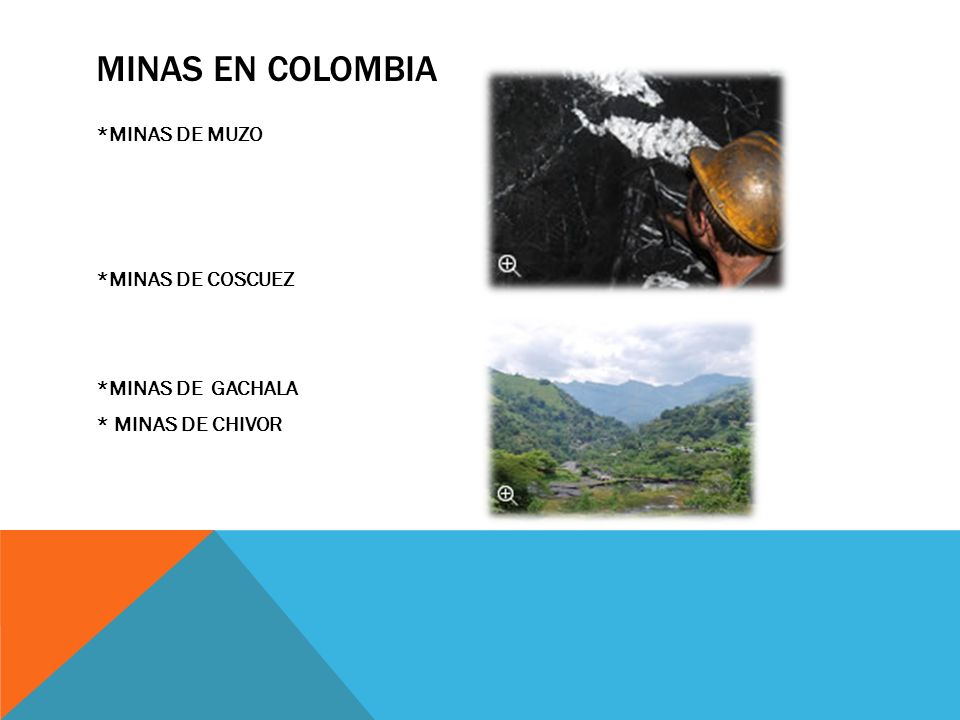 MINAS EN COLOMBIA *MINAS DE MUZO *MINAS DE COSCUEZ *MINAS DE GACHALA * MINAS DE CHIVOR