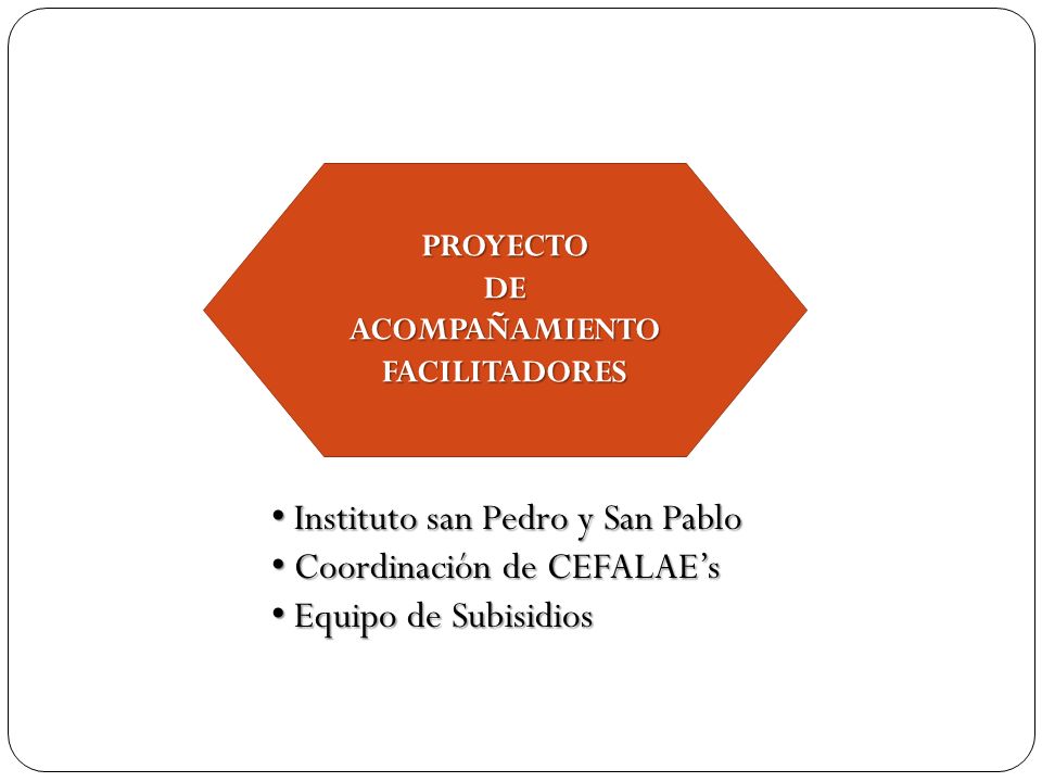 Instituto san Pedro y San Pablo Coordinación de CEFALAE’s