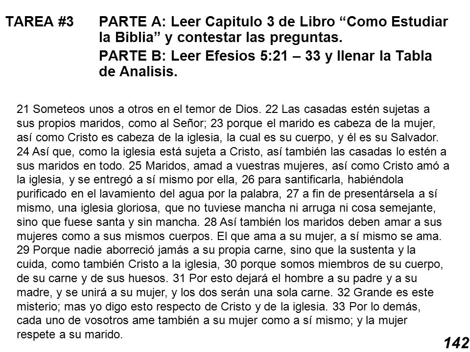 TAREA #3. PARTE A: Leer Capitulo 3 de Libro Como Estudiar
