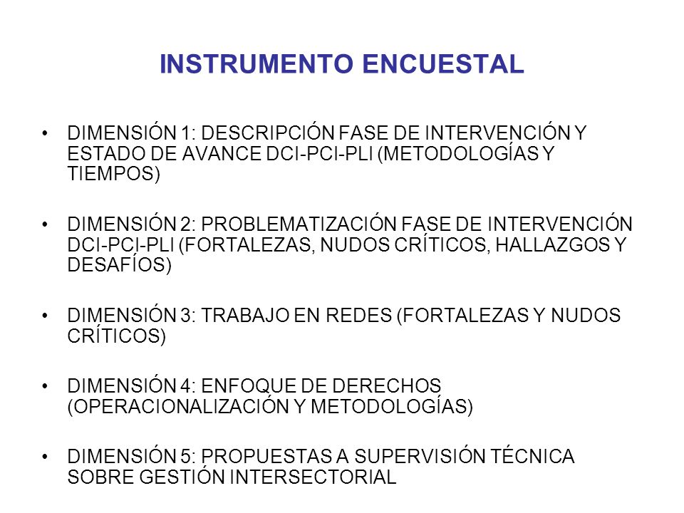 INSTRUMENTO ENCUESTAL