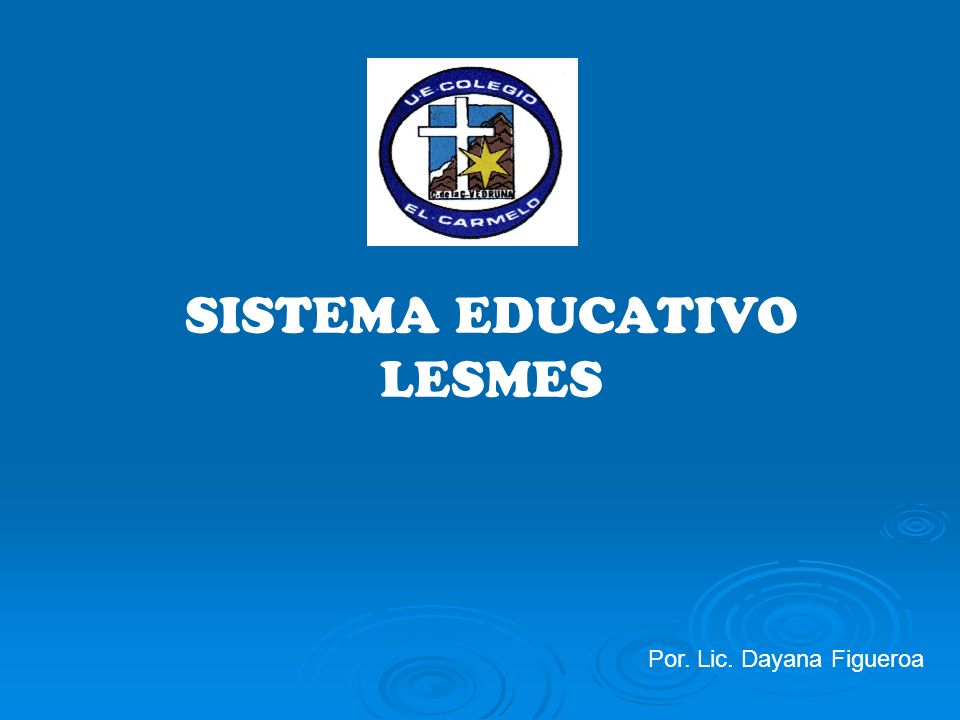 SISTEMA EDUCATIVO LESMES
