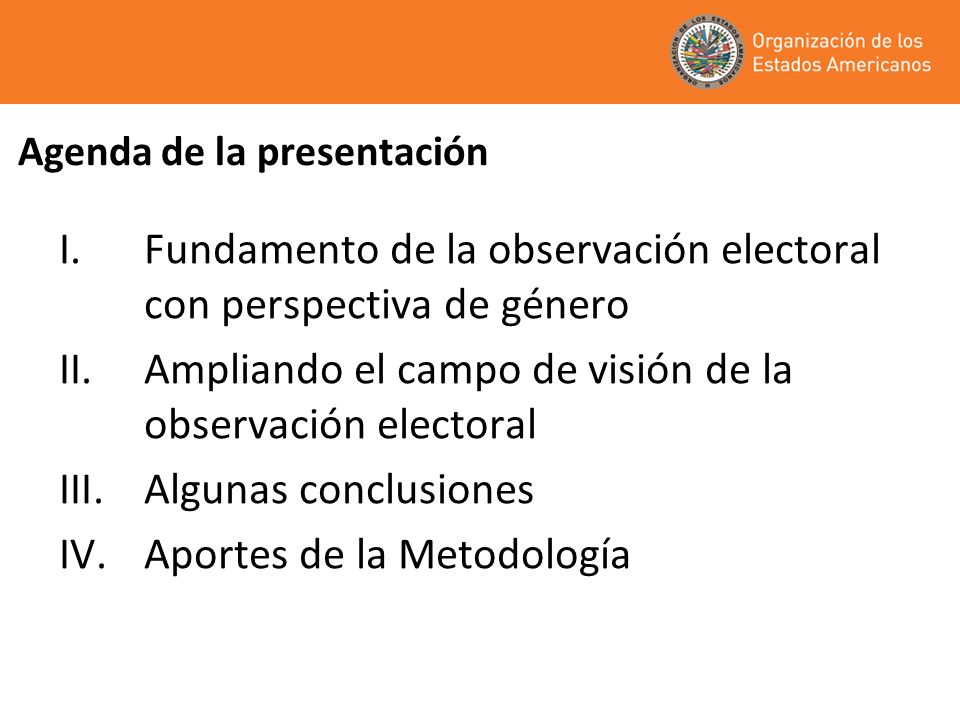 Fundamento de la observación electoral con perspectiva de género