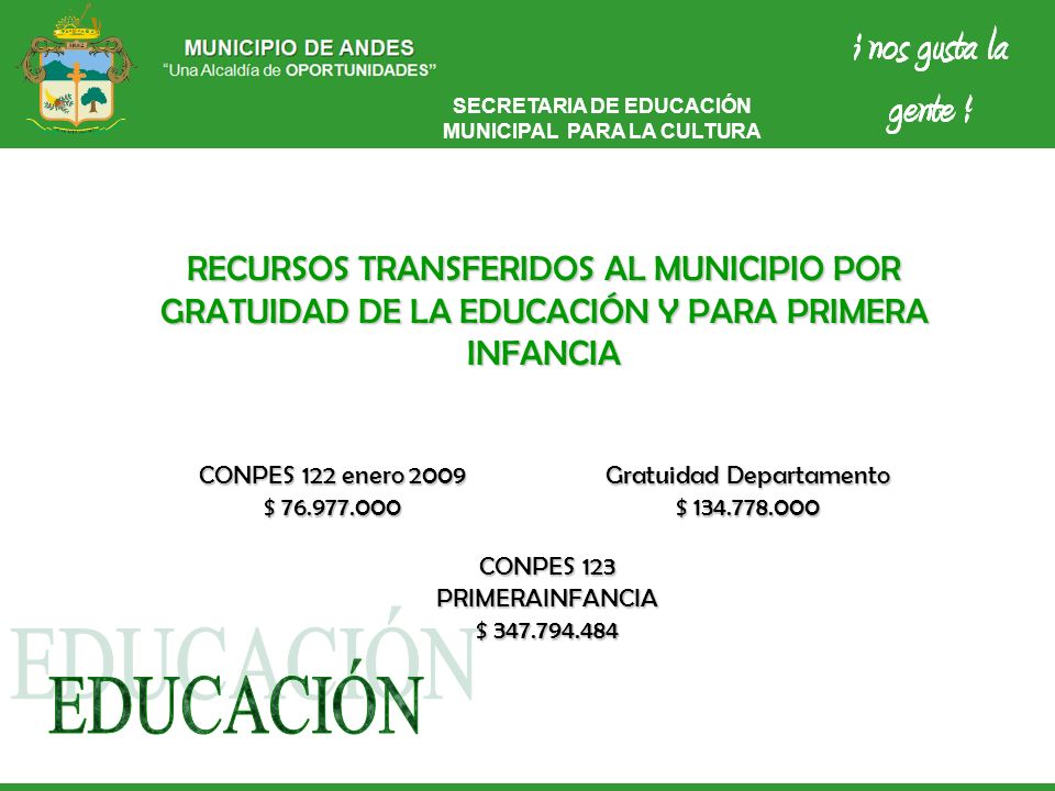 SECRETARIA DE EDUCACIÓN MUNICIPAL PARA LA CULTURA
