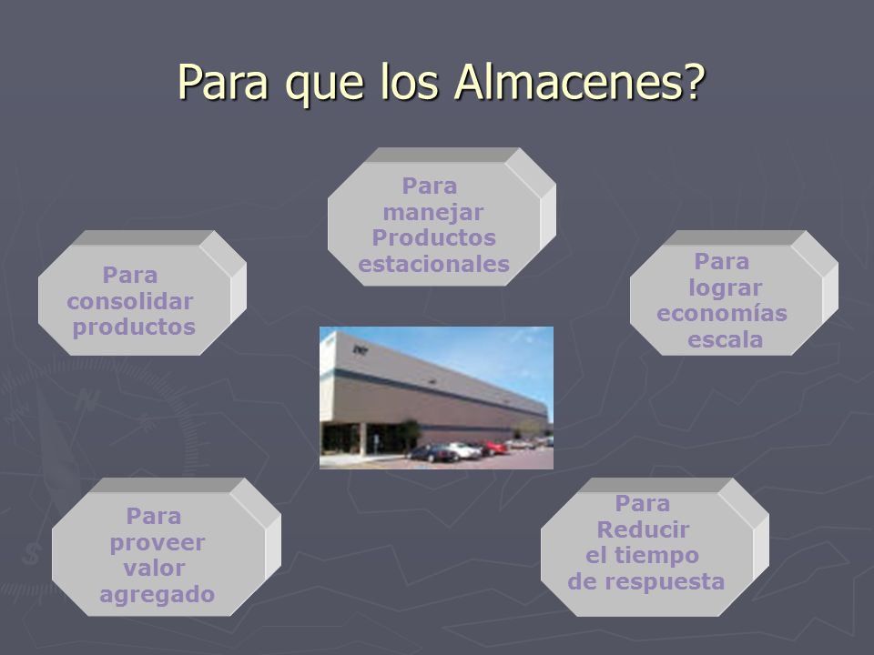 Para que los Almacenes Para manejar Productos estacionales Para Para