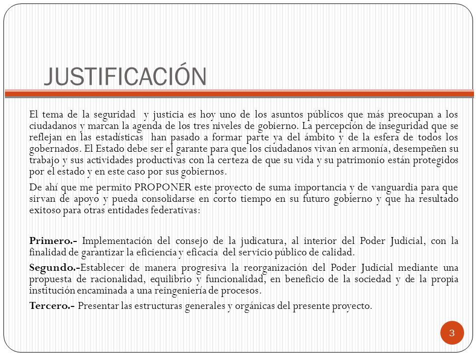 JUSTIFICACIÓN