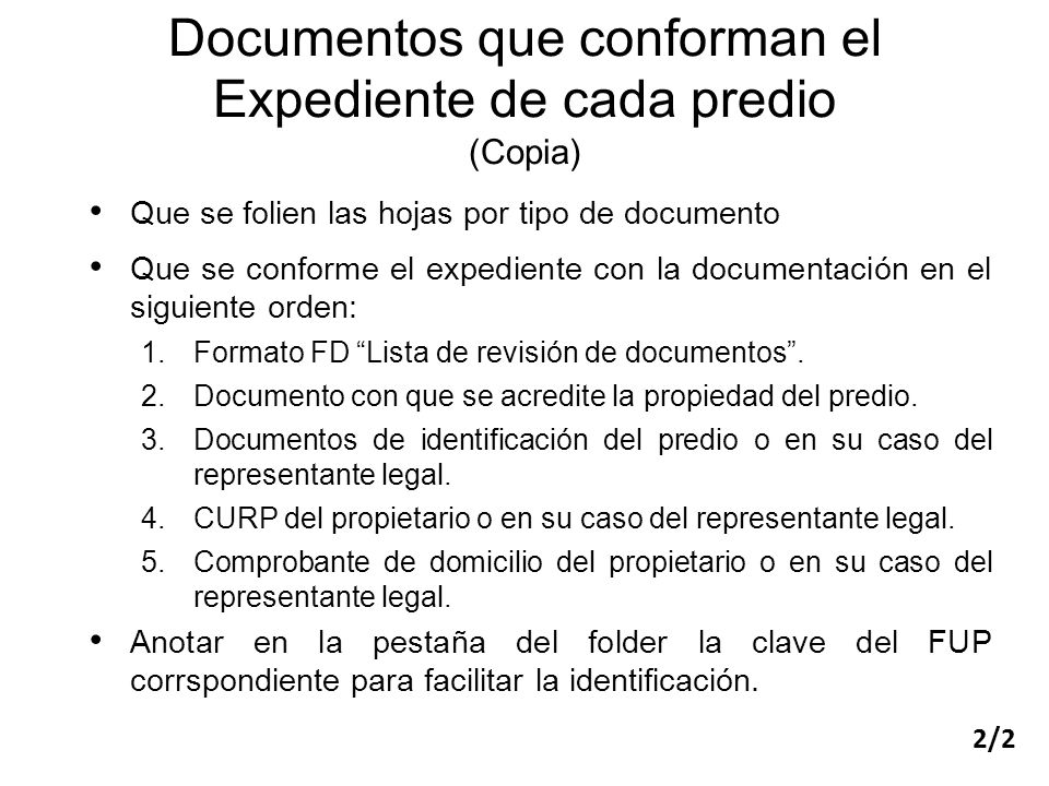 Documentos que conforman el Expediente de cada predio (Copia)