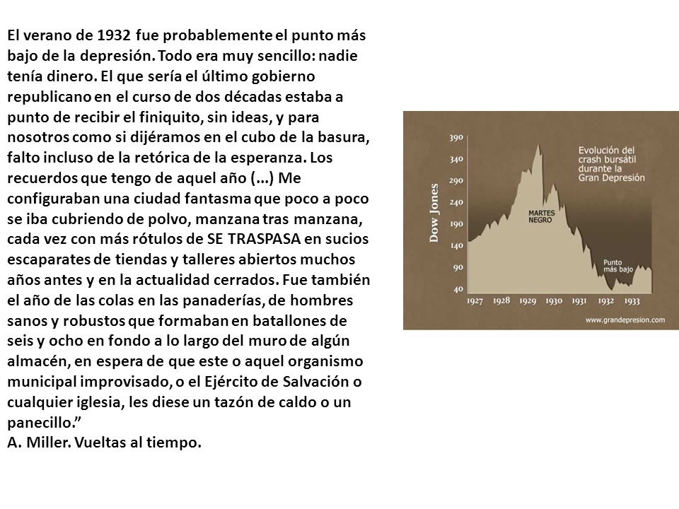 El verano de 1932 fue probablemente el punto más bajo de la depresión