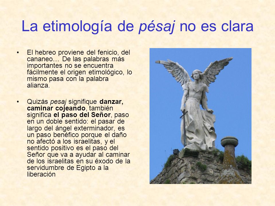 La etimología de pésaj no es clara