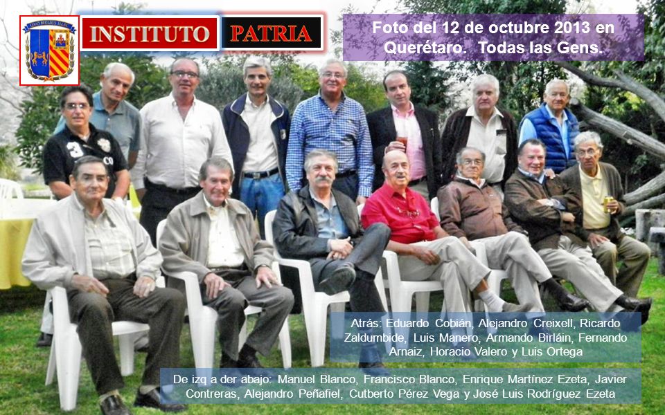 Foto del 12 de octubre 2013 en Querétaro. Todas las Gens.
