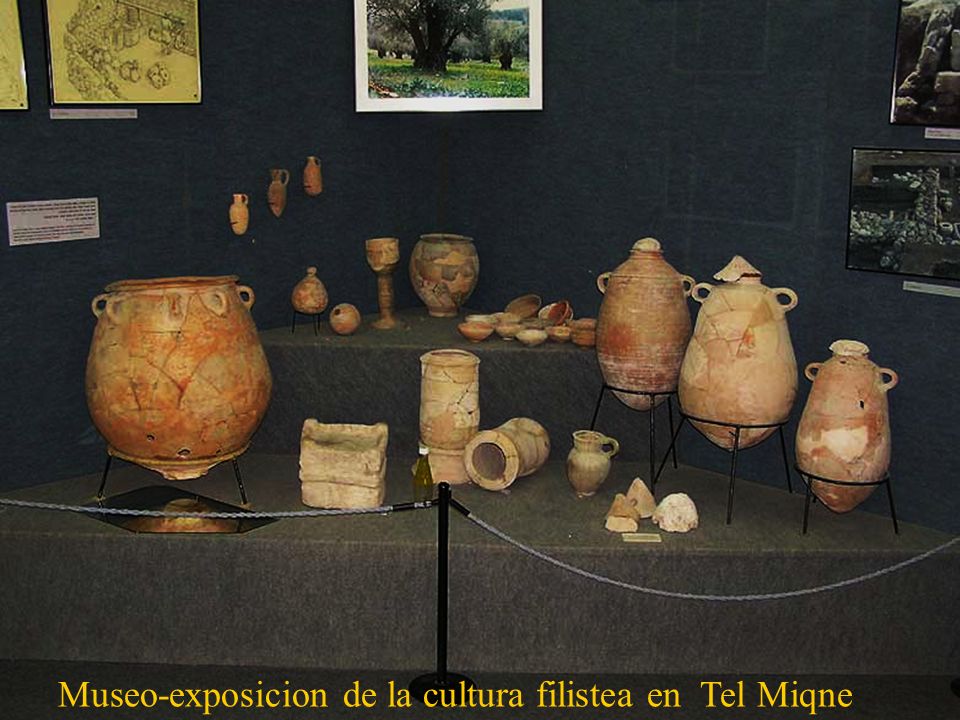 Museo-exposicion de la cultura filistea en Tel Miqne