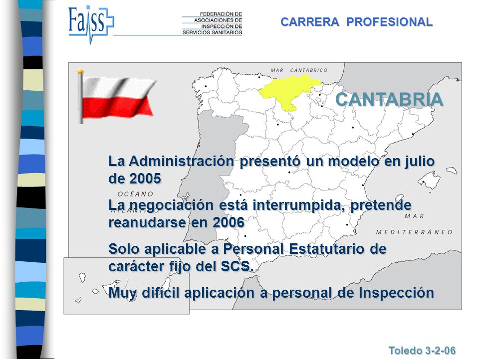 CANTABRIA La Administración presentó un modelo en julio de 2005