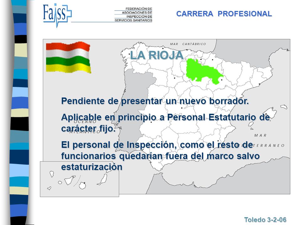 LA RIOJA Pendiente de presentar un nuevo borrador.