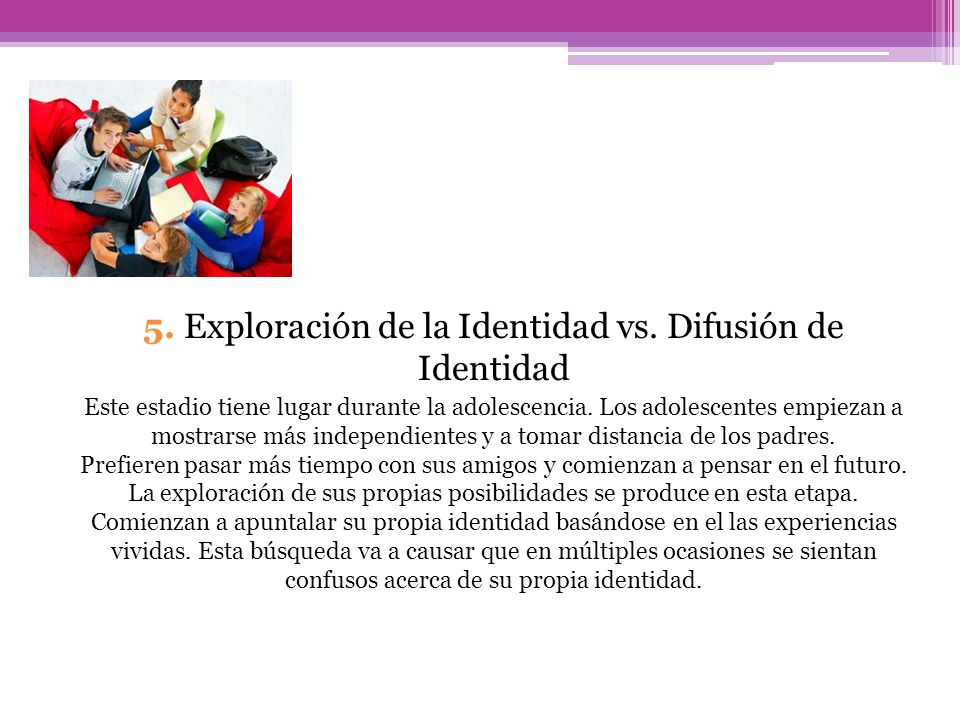 5. Exploración de la Identidad vs. Difusión de Identidad
