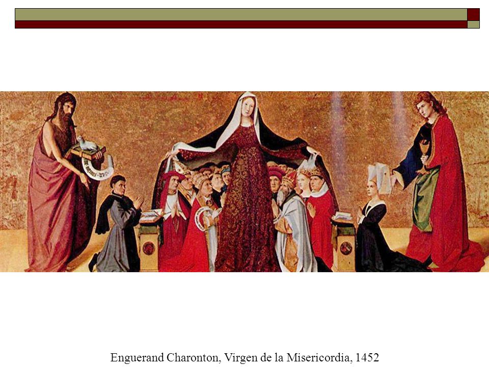 Enguerand Charonton, Virgen de la Misericordia, 1452