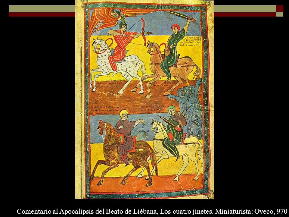 Comentario al Apocalipsis del Beato de Liébana, Los cuatro jinetes