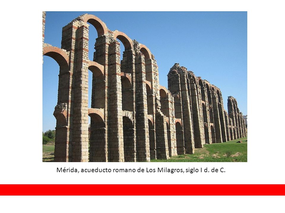 Mérida, acueducto romano de Los Milagros, siglo I d. de C.