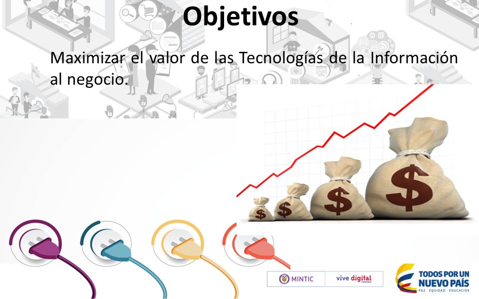 1212 Objetivos Maximizar el valor de las Tecnologías de la Información al negocio.