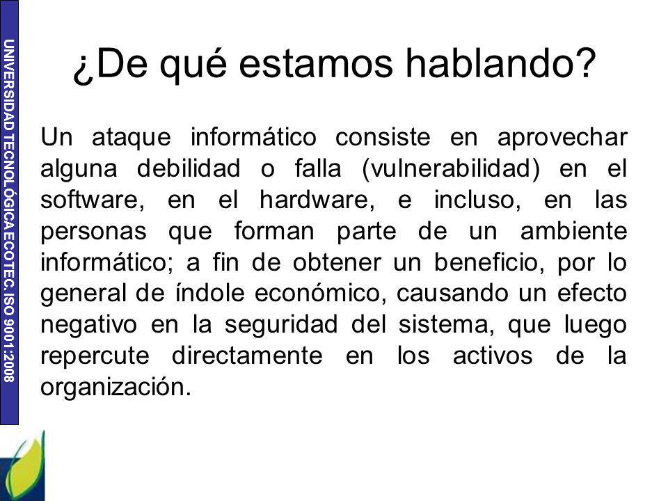 ¿De qué estamos hablando