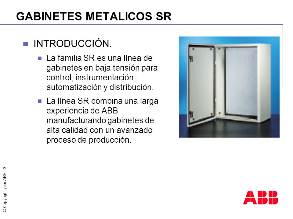 GABINETES METALICOS SR