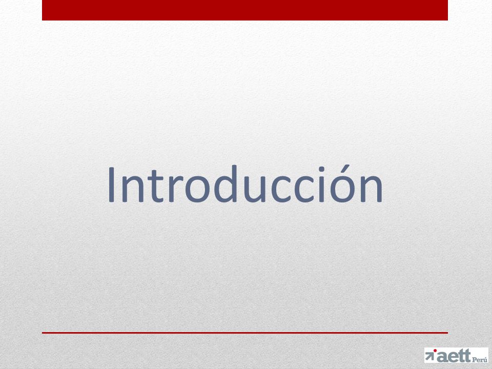 Introducción