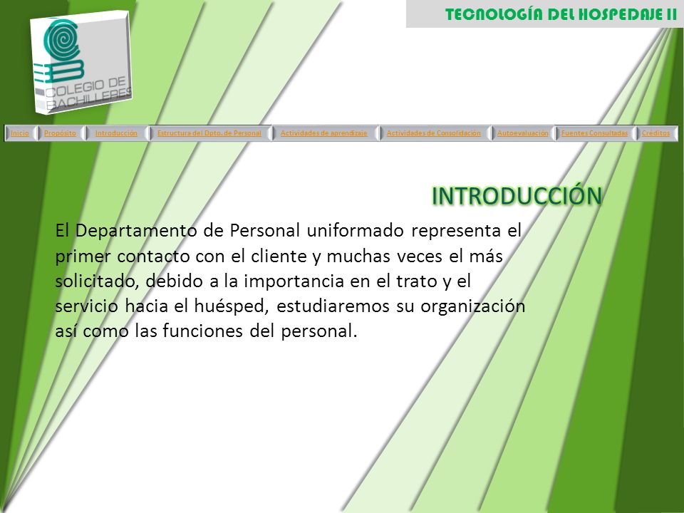 Tecnología del Hospedaje II
