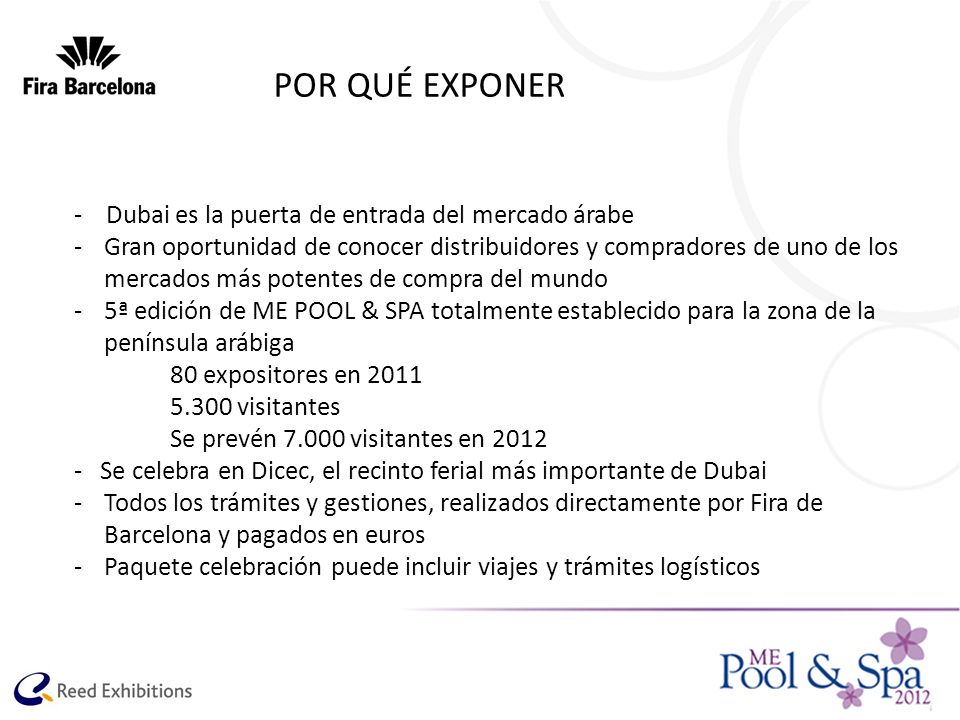 POR QUÉ EXPONER - Dubai es la puerta de entrada del mercado árabe