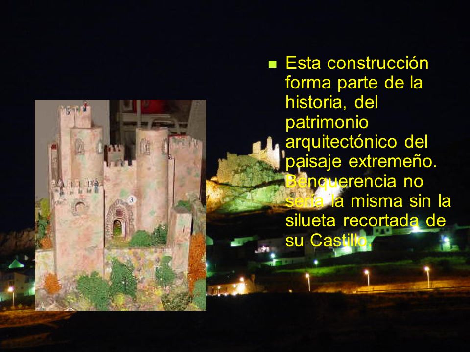 Esta construcción forma parte de la historia, del patrimonio arquitectónico del paisaje extremeño.