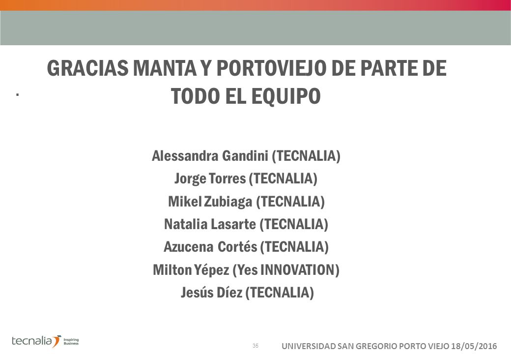 GRACIAS MANTA Y PORTOVIEJO DE PARTE DE TODO EL EQUIPO