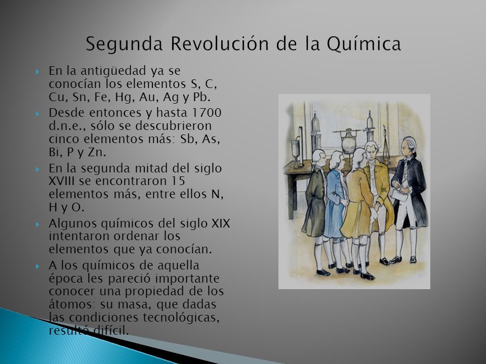 SEGUNDA REVOLUCIÓN DE LA QUÍMICA - ppt video online descargar