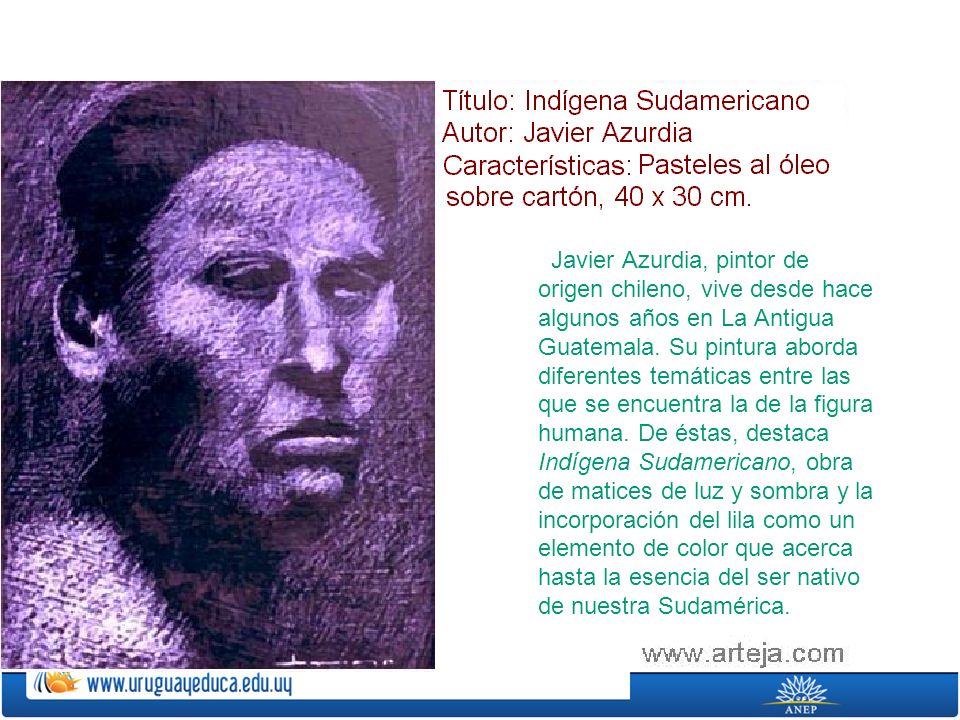 Javier Azurdia, pintor de origen chileno, vive desde hace algunos años en La Antigua Guatemala.