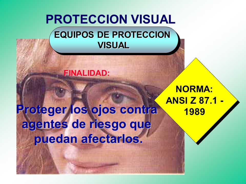 Proteger los ojos contra