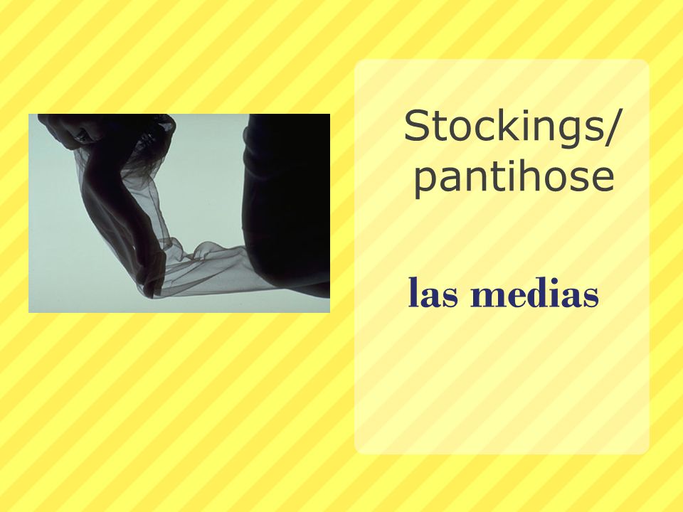 Stockings/pantihose las medias