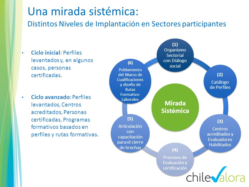 Una mirada sistémica: Distintos Niveles de Implantación en Sectores participantes