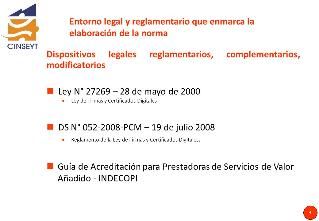 Entorno legal y reglamentario que enmarca la elaboración de la norma