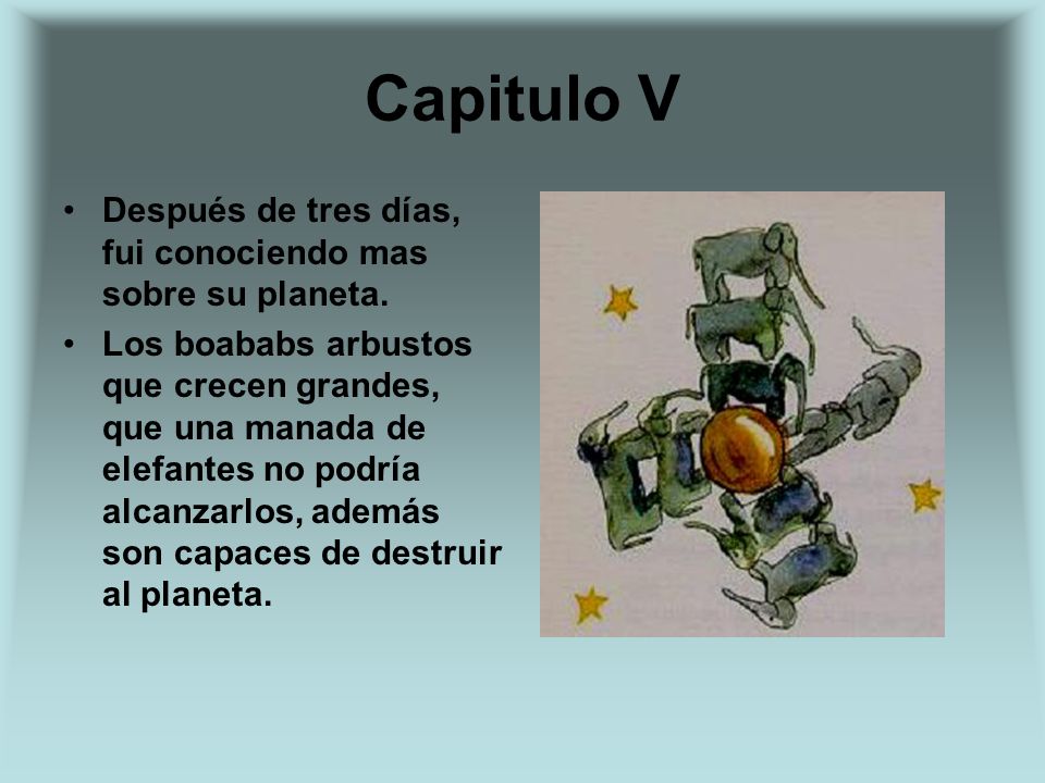 Capitulo V Después de tres días, fui conociendo mas sobre su planeta.