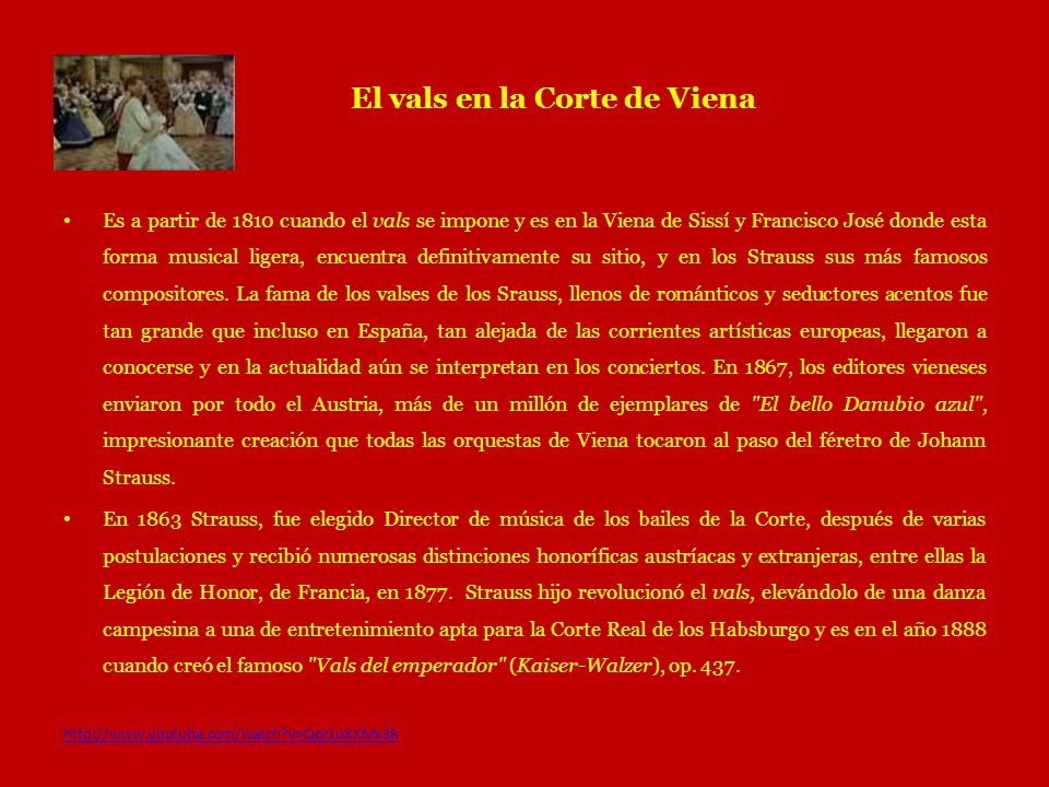 El vals en la Corte de Viena