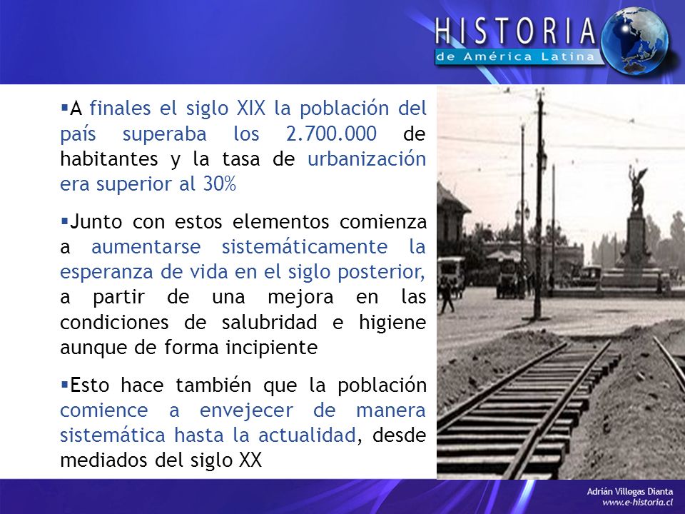A finales el siglo XIX la población del país superaba los